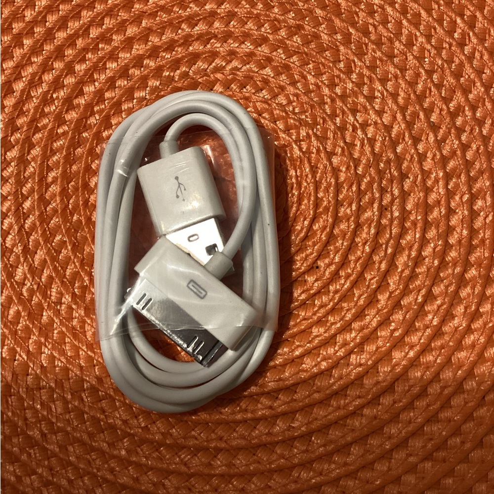 White USB Cable for Cell Phones & Accessories